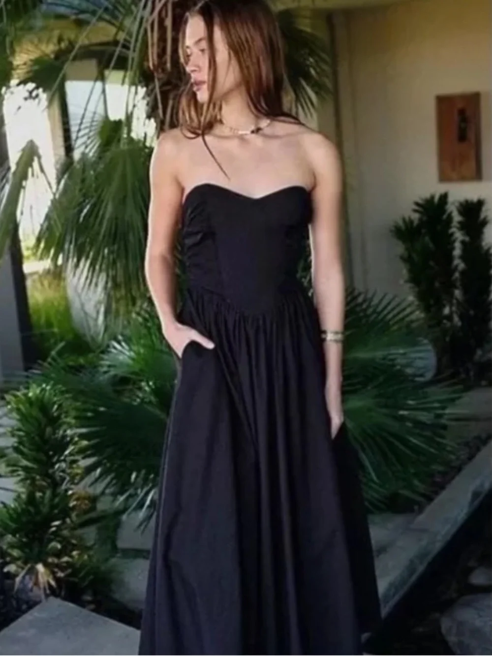 Free People Cohen Poplin dress